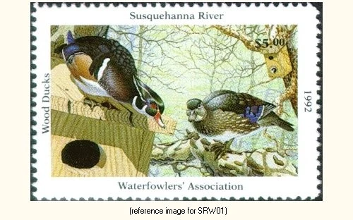 HALFPRICESOCIETY Susquehanna River Waterfowl 1992 $5.00 - Image 1 of 1