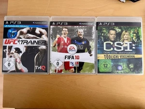 PlayStation 3 Spiele FIFA 10, UFC Trainer, CSI - Bild 1 von 3