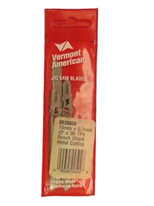 Vermont American Jigsaw Blades Pack of 6. Metal Cutting #0539058 NEW - Picture 1 of 2