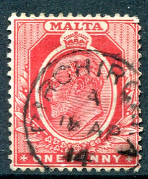 MALTA: (11566) BIRCHIRCARA POSTMARK/CANCEL 1914 - Image 1 of 1