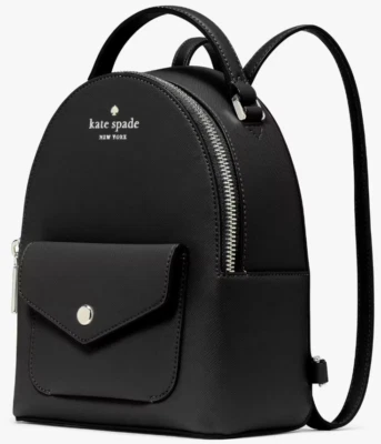 Bolso Mochila Kate Spade New York Schuyler Mini Saffiano Negro K8702 Nuevo con Etiquetas $299 Foto 1 de 4