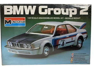 Monogram BMW Group 2 Vintage 1981 1:24 Model Kit BRAND NEW FACTORY SEALED - Image 1 of 4