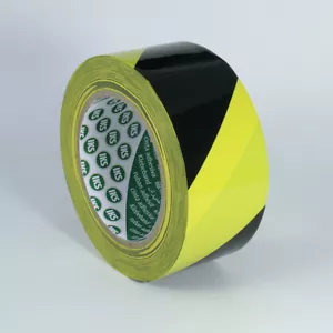 Markierungsband Signalband Warnband Klebeband Gelb/Schwarz 50mm x 33m - Bild 1 von 1