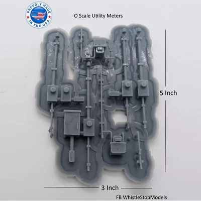 O Scale Utility Meter set - Image 1 of 3