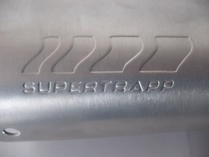 NEU SUPERTRAPP SUPER-TRAPP Auspuffhülle ohne Anschluss aus Aluminium - Bild 1 von 4