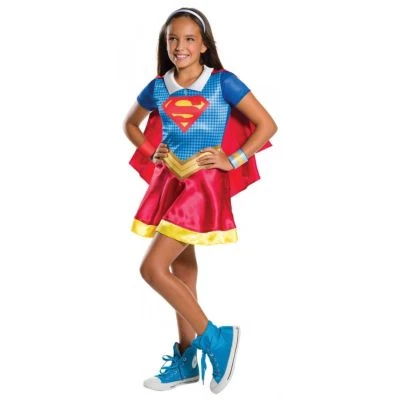 Nuevo Vestido Disfraz Niñas DC Super Hero Supergirl Mediano 8-10 Foto 1 de 2