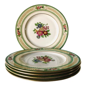Vintage Set of 5 Lenox China "Floralia" Pattern Salad Plates 8.25"D - Picture 1 of 4