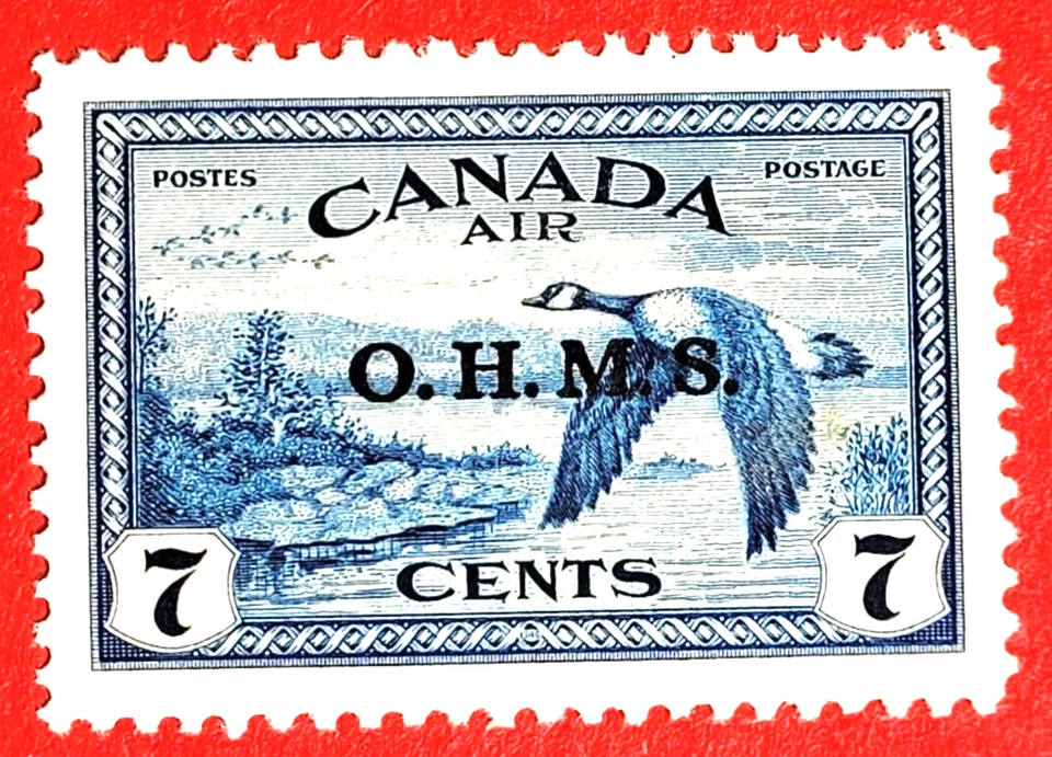 Canada Stamp CO1 BOB Airmail O.H.M.S. MLH VF - Image 1 of 1