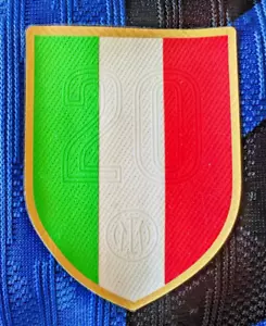 patch toppa badge logo 2024 2025 INTER scudetto campioni italia tricolore scudo - Foto 1 di 2