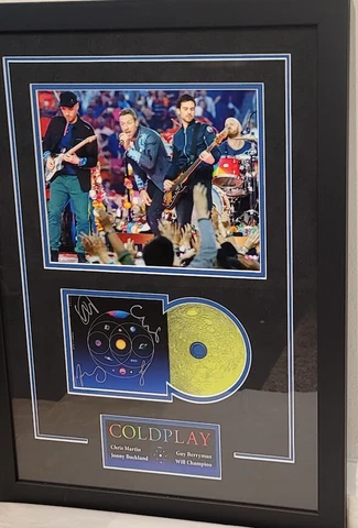 Cold Play Signed Music of the spheres CD Autographed JSA LETTER OF AUTHENTICITY Cover