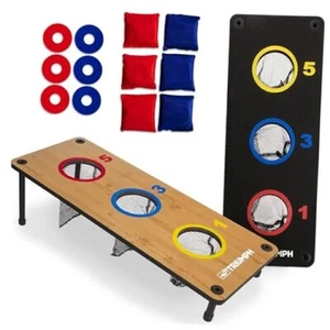 2-in-1 Bag Toss/ Washer Toss Combo - Includes 2 Game Platforms, 6 Toss Bags, - Picture 1 of 8