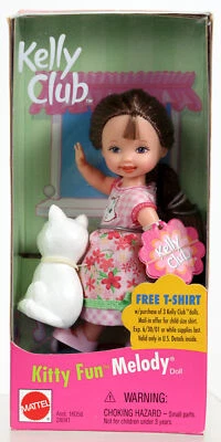 Muñeca Kelly Club Kitty Fun Melody - 28041 nunca retirada de la caja 2000 de Mattel Foto 1 de 4