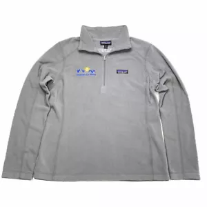 Patagonia 1/4 Zip Fleece Pullover M Gray Women En Mass Attorney Lawyer Law Women - Picture 1 of 7