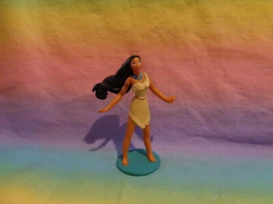 Disney Pocahontas PVC Figure Cake Topper Teal Base - Picture 1 of 6