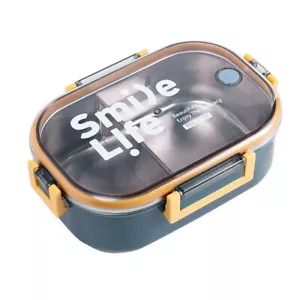 Lunchbox Brotdose aus Edelstahl Fächer für Kinder und Büro BPA frei - 980ml - Bild 1 von 8
