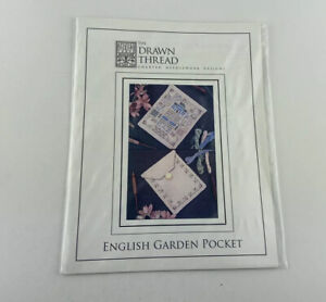 The Drawn Thread English Garden Pocket Cross Stitch Pattern Home Sampler W/ Bead