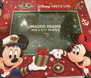 Disney Cruise Line Bilderrahmen für 5” x 7” Foto Kapitän Mickey und Minnie - Bild 1 von 1