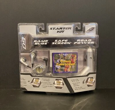 Nintendo DS Starter Kit Nintendo DS Cargador y Auriculares y Cubierta de Pantalla NUEVO SELLADO Foto 1 de 4