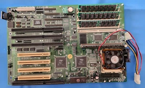 Mainboard Intel SB82437FX/SB82371FB, 8MB RAM, 256kb Cache, S3 Trio 4MB VRAM - Bild 1 von 18