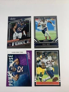Khalil Mack 4 Card Lot NFL Chicago Bears Panini Absolute Prestige Playbook - Picture 1 of 10