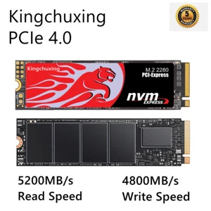 Kingchuxing 1TB M.2 SSD 2280 NVMe PCIe 2TB Internal Solid State Drive 5200MB/s - Afbeelding 1 van 13