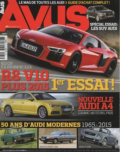 AVUS 33 AUDI A6 ALLROAD V6 3.0 biTDI Q5 3.0 TFSI TT ROADSTER MK3 R8 V10 PLUS Q7 - Imagen 1 de 3