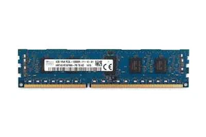 16GB Kit (4x4GB) SK Hynix 4GB 1Rx8 PC3L-12800R-11-13-A1 ECC Registered - Picture 1 of 2