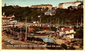 Adventure Island Peter Pan's Playground Theme Park Southend-on-sea ENG Postcard - Picture 1 of 2