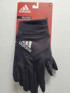 New Mens Adidas Cold.Rdy Black  Touch Screen Running Gloves large XL