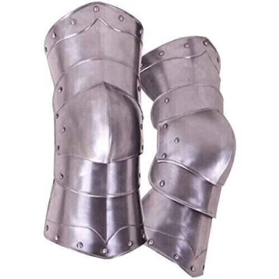 Medieval Armor Knee Knight Guard Leg Steel Larp With Protection Costume - Image 1 of 4
