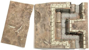 W Britain WWI British Trench Section No.1, Infantry Trench w/Sniper Pit - 5 Pcs - Picture 1 of 2