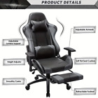 Reclining Executive Chair with Footrest, Ergonomic Gaming Chair