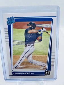 2021 Donruss Christian Pache Rated Rookie Card #31 Atlanta Braves MINT - Picture 1 of 7