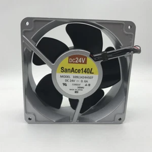 For Sanyo 109L1424H507 24V 0.6A 140*140*50 Aluminum Frame Cooling Fan 2-wire - Afbeelding 1 van 3