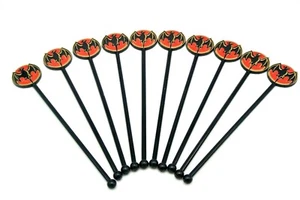 10 Bacardi Rum Stirrer, Umrührer, Rührstab, Cocktail Bar Deko Party Logo - Bild 1 von 2