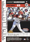 2005 Topps Pack Wars Anaheim Angels Baseball Card #90 Garret Anderson