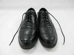 Zapatos Oxford Oakton para hombre estabilizadores de arco de cuero negro. Talla 12 - Imagen 1 de 6
