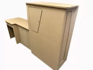 VW T6 T5 T4 Transporter Camper van Kitchen Unit pod Lightweight Ply Fridge SWB - Picture 1 of 7