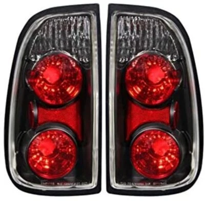 Lanternas traseiras ANZO pretas (somente modelos de cabine regular e de acesso) para Toyota Tundra - Imagem 1 de 4