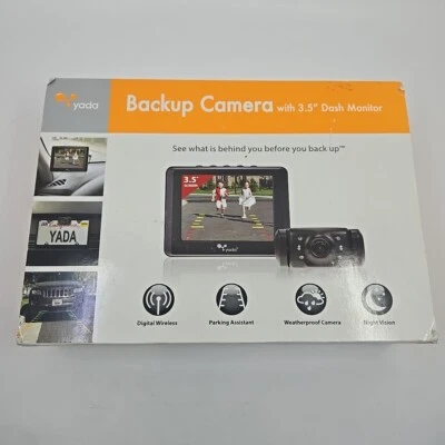 Yada (BT53872M-2) Matte Black Digital Wireless Backup 3.5" Dash Monitor - Image 1 of 4