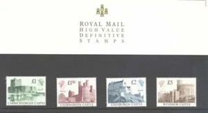 Great Britain 1988 Yvert #1340/43 Castles Architecture PRESENTATION PACK MNH-VF - Picture 1 of 1