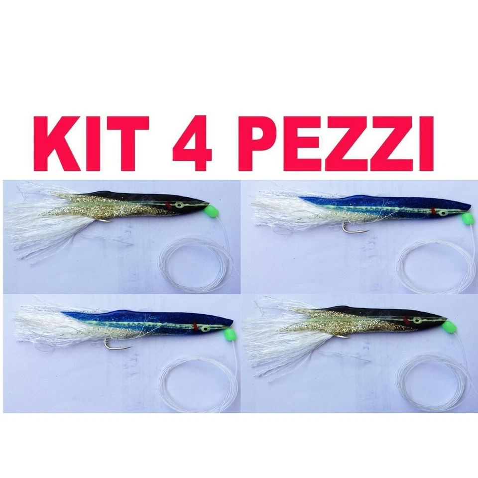 artificiali esche finte pesca traina spinning mare lampuga alletterato spigola - Immagine 1 di 1