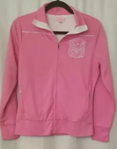 Lily Pulitzer Damen Jacke Rosa + Palme Beach Crest Langarm Designer Small - Bild 1 von 5