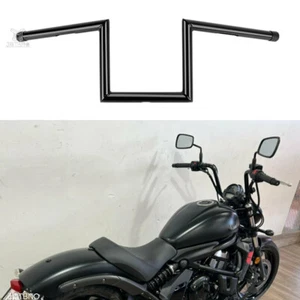 Barra de manillar de elevación negra de 8" para Kawasaki Vulcan 900 1600 de 1"25 mm para motocicleta - Imagen 1 de 13