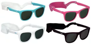 i Play Baby Infant Toddler Flexible Sunglasses w/Removable Stay-Put Strap 15801 - Picture 1 of 9