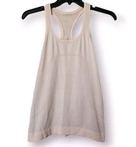 Lululemon Swiftly Tech Racerback Tank Top Womens Size 8 Light Pink Athleisure - Picture 1 of 9