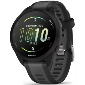 Garmin Forerunner 165 GPS Watch. Black/Slate Grey - Picture 1 of 4