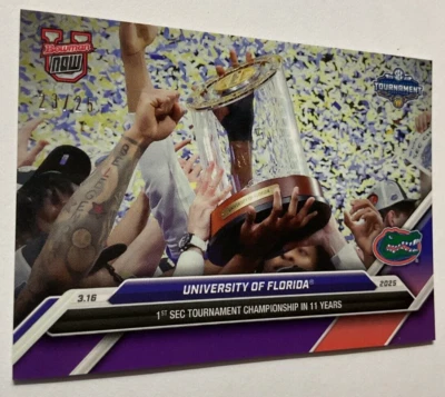 23/25* PARALLEL U of Florida SEC - 2024-25 Bowman U NOW® Basketball Card 88 - Image 1 of 3