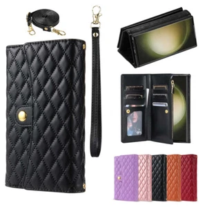 Hülle Für Samsung S24 S23 S22 Handy Tasche Flip Cover Case Schutz Hülle Wallet - Bild 1 von 77