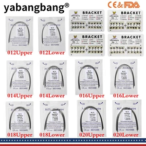 1/ 10Packs Orthodontic Dental Arch Wire Niti Round / Brackets Braces MBT/Roth - Picture 1 of 73